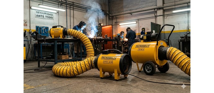 Extractor de Aire Portátil Industrial: Guía para Elegir el Modelo Correcto